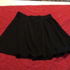 Black skater skirt